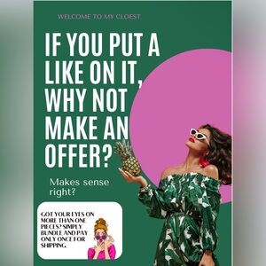 MAKE ME AN OFFER, I WELCOME ALL REASONABLE OFFERS, NO QUESTIONS ASKED.